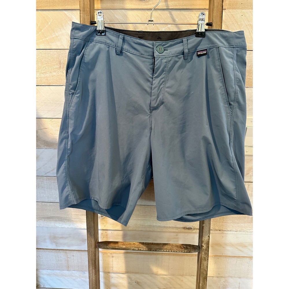 Patagonia Mens Skyline Traveler Shorts Pigeon Blue 86475 SP21 Size 34